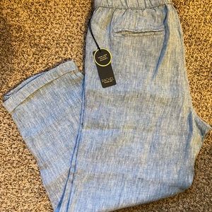 NWT L Rachel Roy Linen Pants